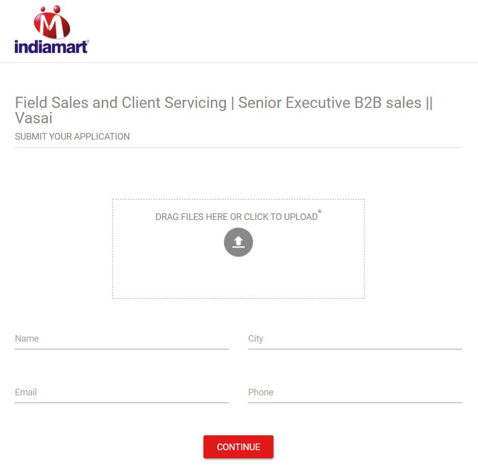 IndiaMART Job Vacancy For Fresher 