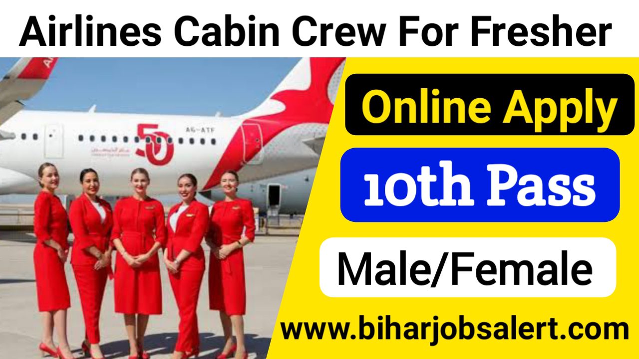 Airlines Cabin Crew For Fresher