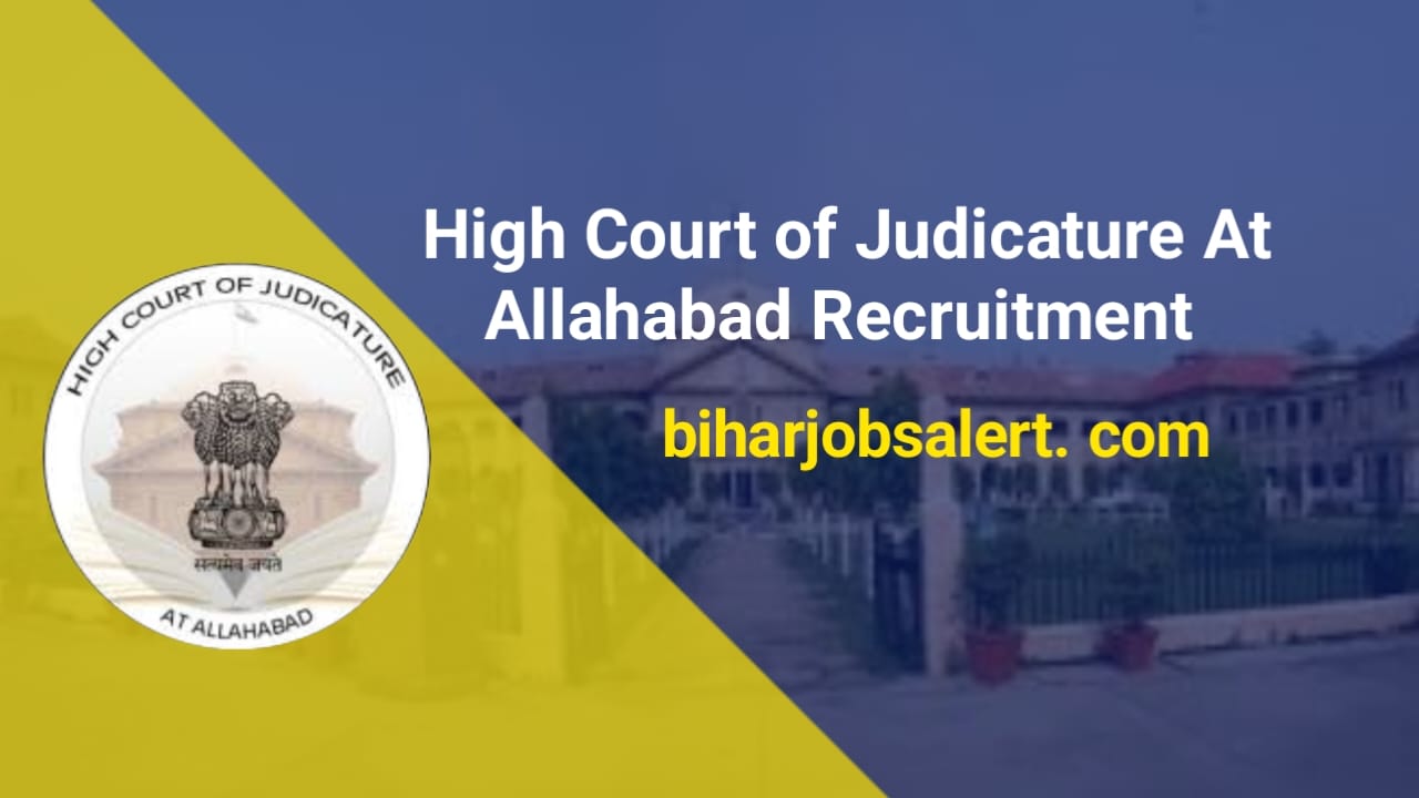 High Court of Judicature At Allahabad Recruitment