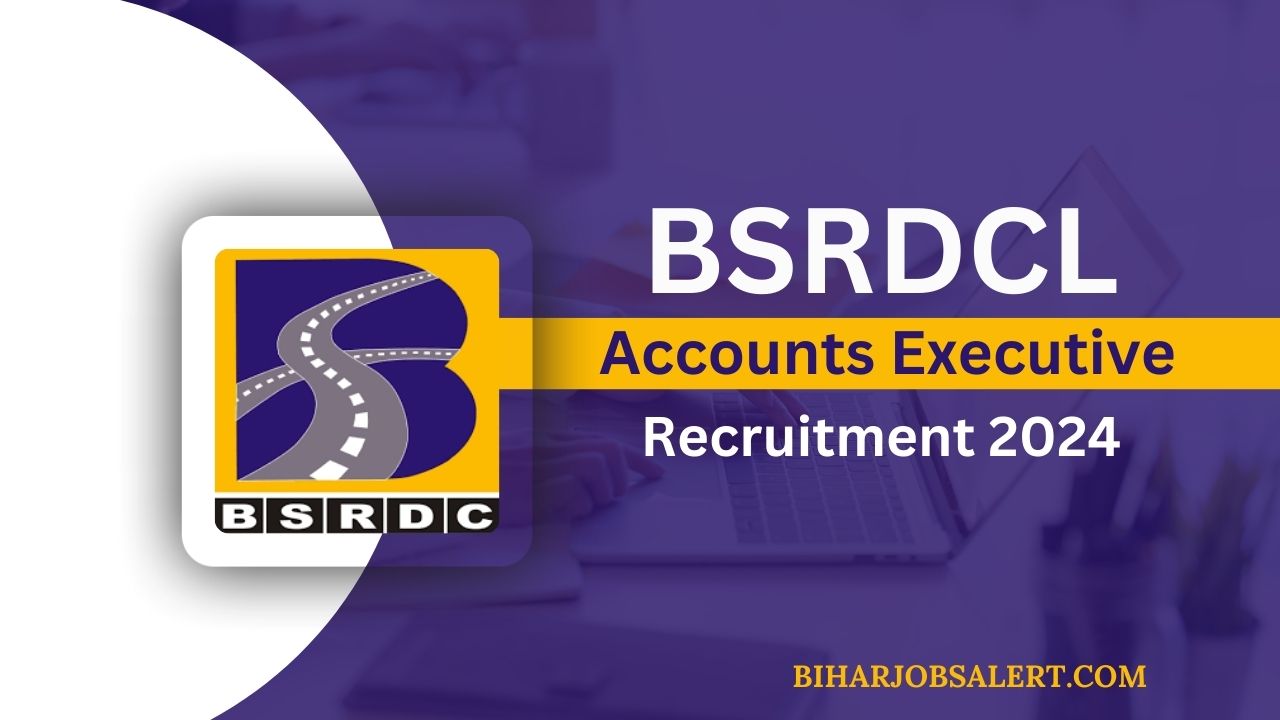 BSRDCL Accounts Executive Vacancy 2024